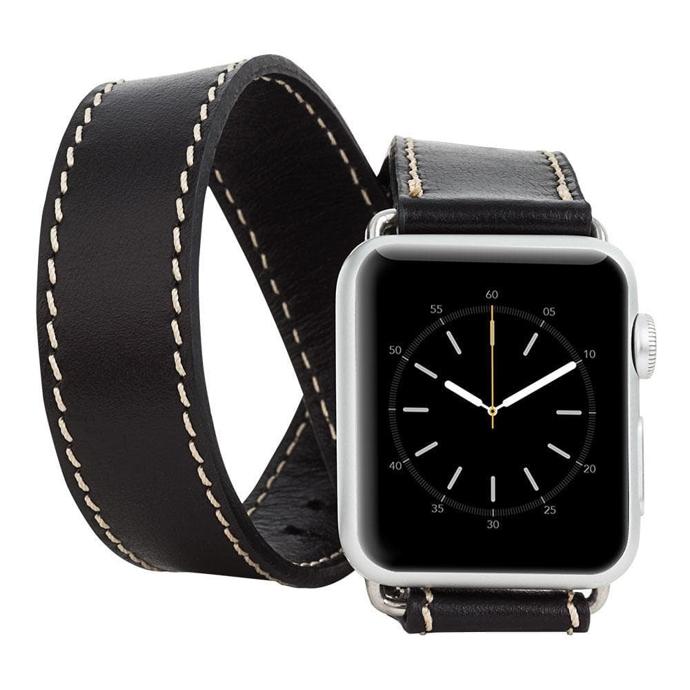 Double Tour Leather Apple Watch Band-9