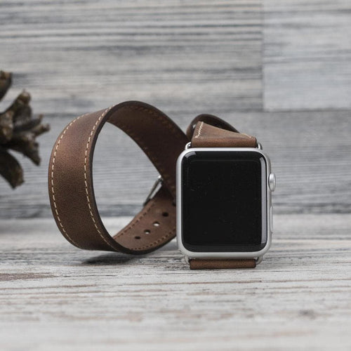 Load image into Gallery viewer, Double Tour Leather Apple Watch Band-7
