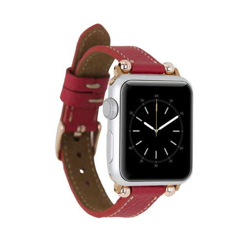 Load image into Gallery viewer, Seamy Ferro Style Leather Apple Watch Band-5
