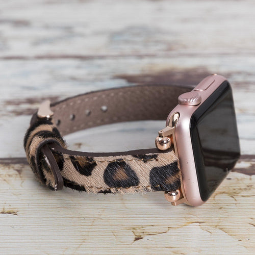 Load image into Gallery viewer, Seamy Ferro Style Leather Apple Watch Band-18
