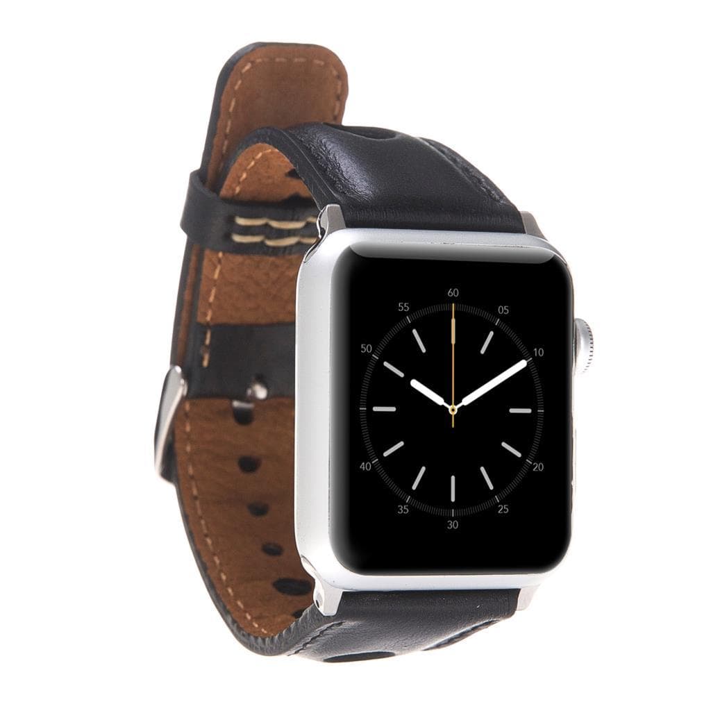 Holo Leather Apple Watch Band-0
