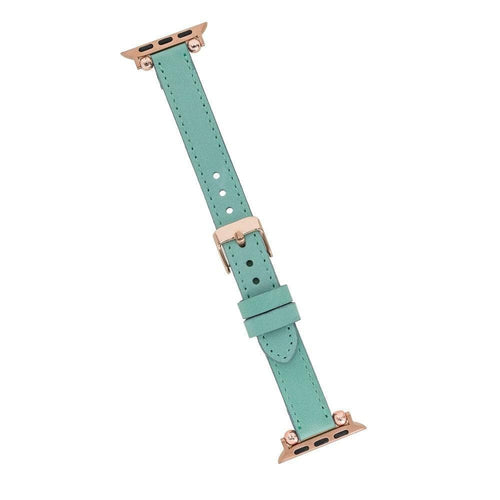 Load image into Gallery viewer, Ferro Leather Fitbit Watch Band with Rose Gold Trok-3
