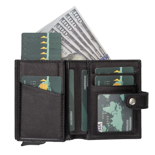 Load image into Gallery viewer, Palermo Zip Mechanical Leather Card Holder-0
