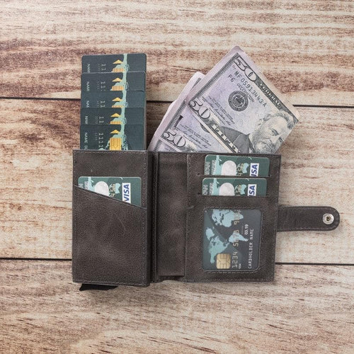 Load image into Gallery viewer, Palermo Zip Mechanical Leather Card Holder-8
