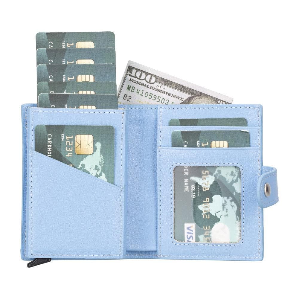 Palertag Zip Mechanical Leather Card Holder with AirTag Slot-1