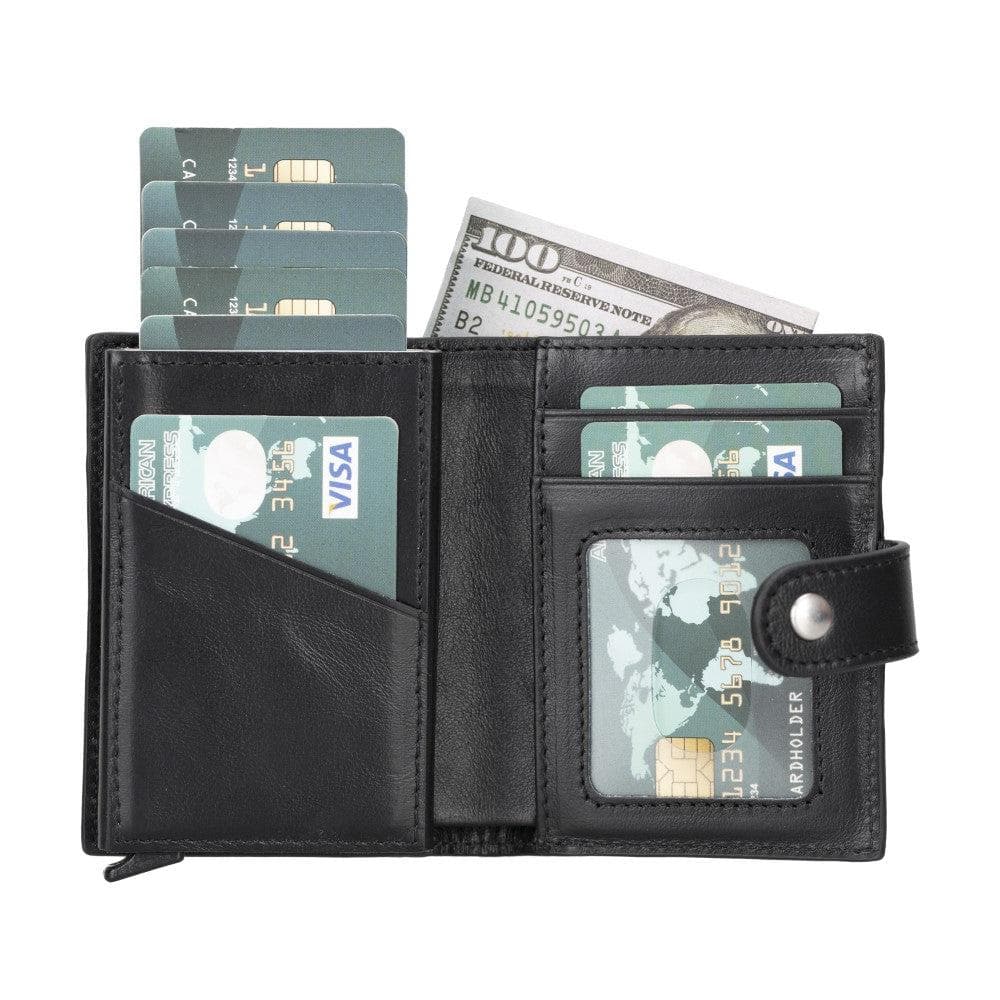 Palertag Zip Mechanical Leather Card Holder with AirTag Slot-5
