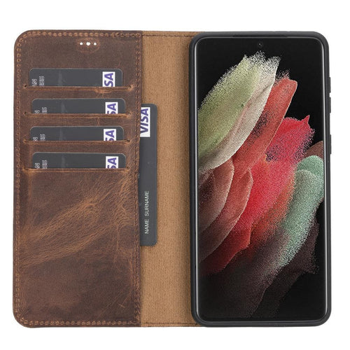 Load image into Gallery viewer, Magic Samsung Galaxy S21 Plus Leather Detachable Wallet Case-1
