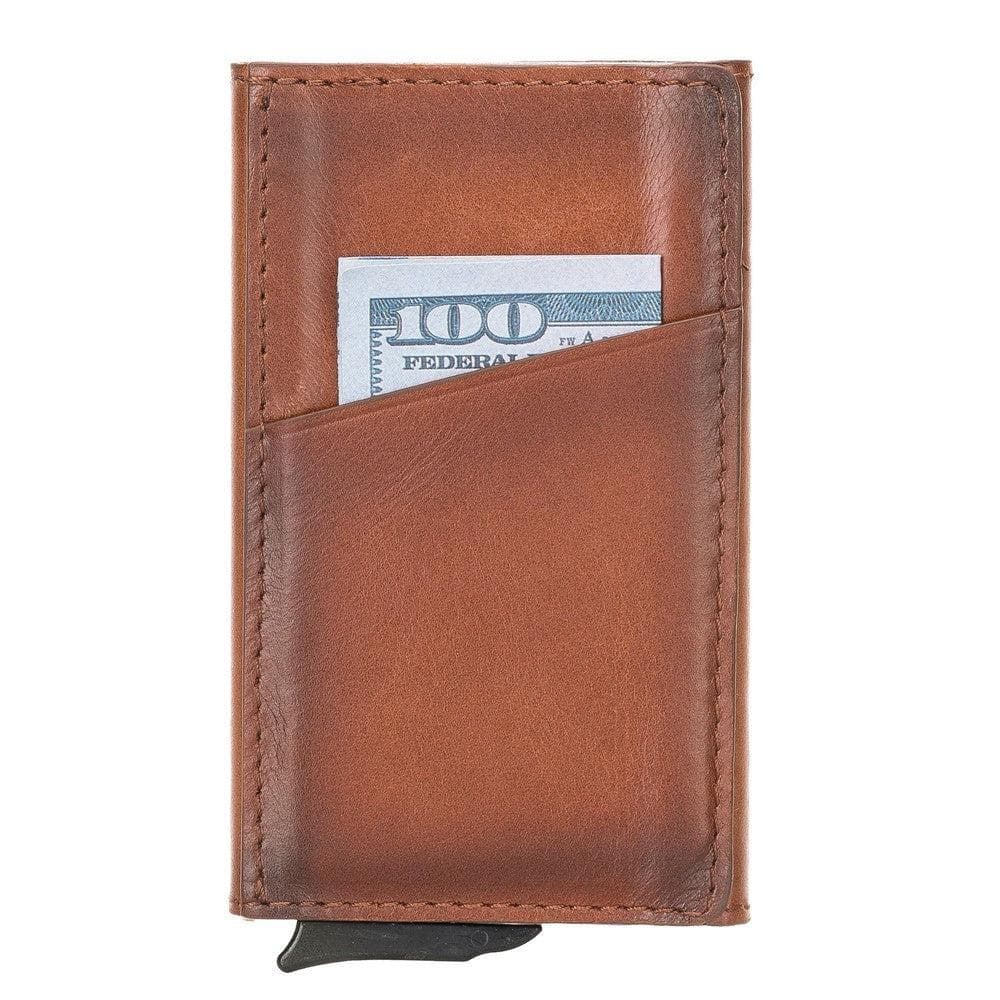Torres Leather Mechanical Card Holder-12