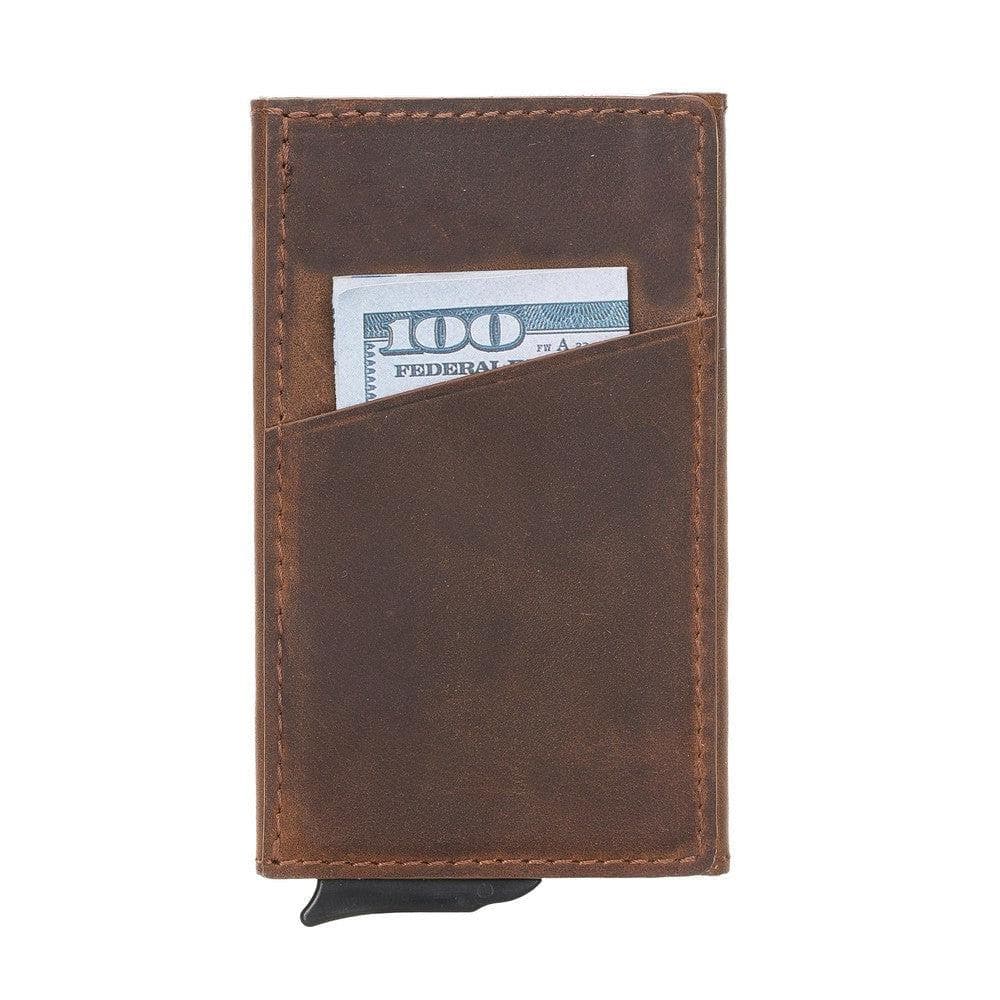 Torres Leather Mechanical Card Holder-0