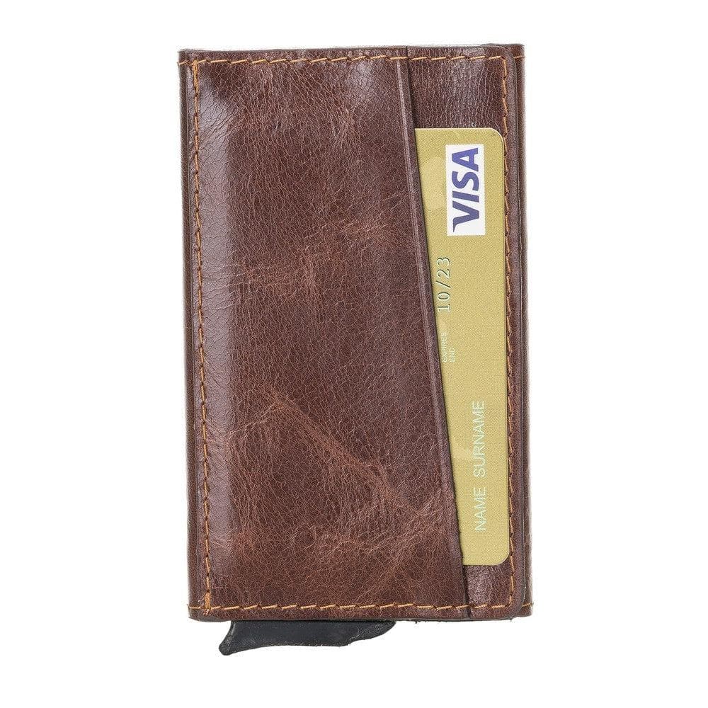 Torres Leather Mechanical Card Holder-13