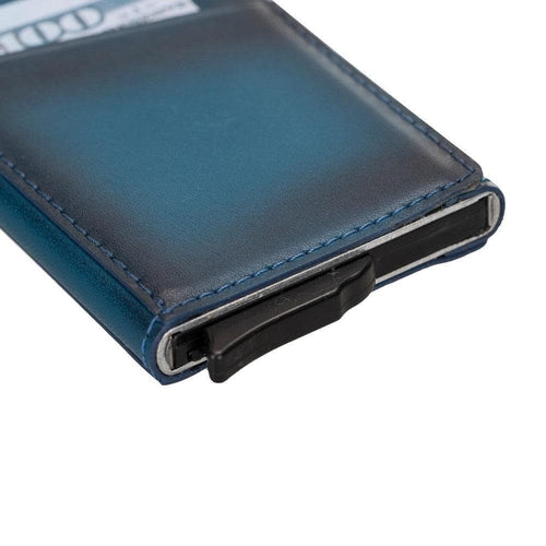 Load image into Gallery viewer, Torres Leather Mechanical Card Holder-4

