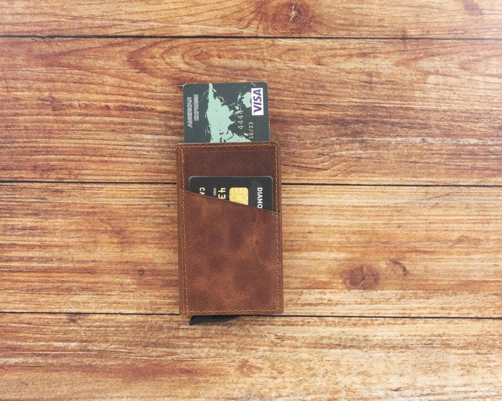 Torres Leather Mechanical Card Holder-20