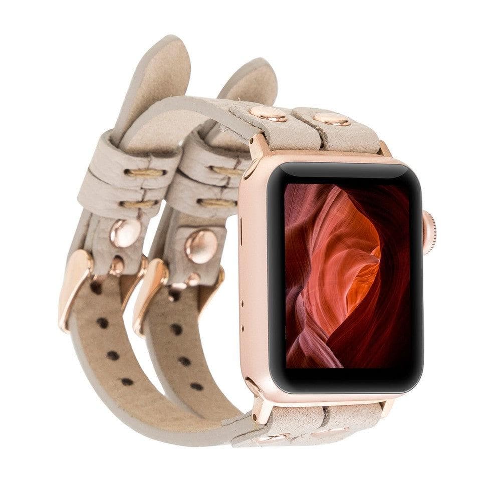 Ely Leather Apple Watch Double Band-0