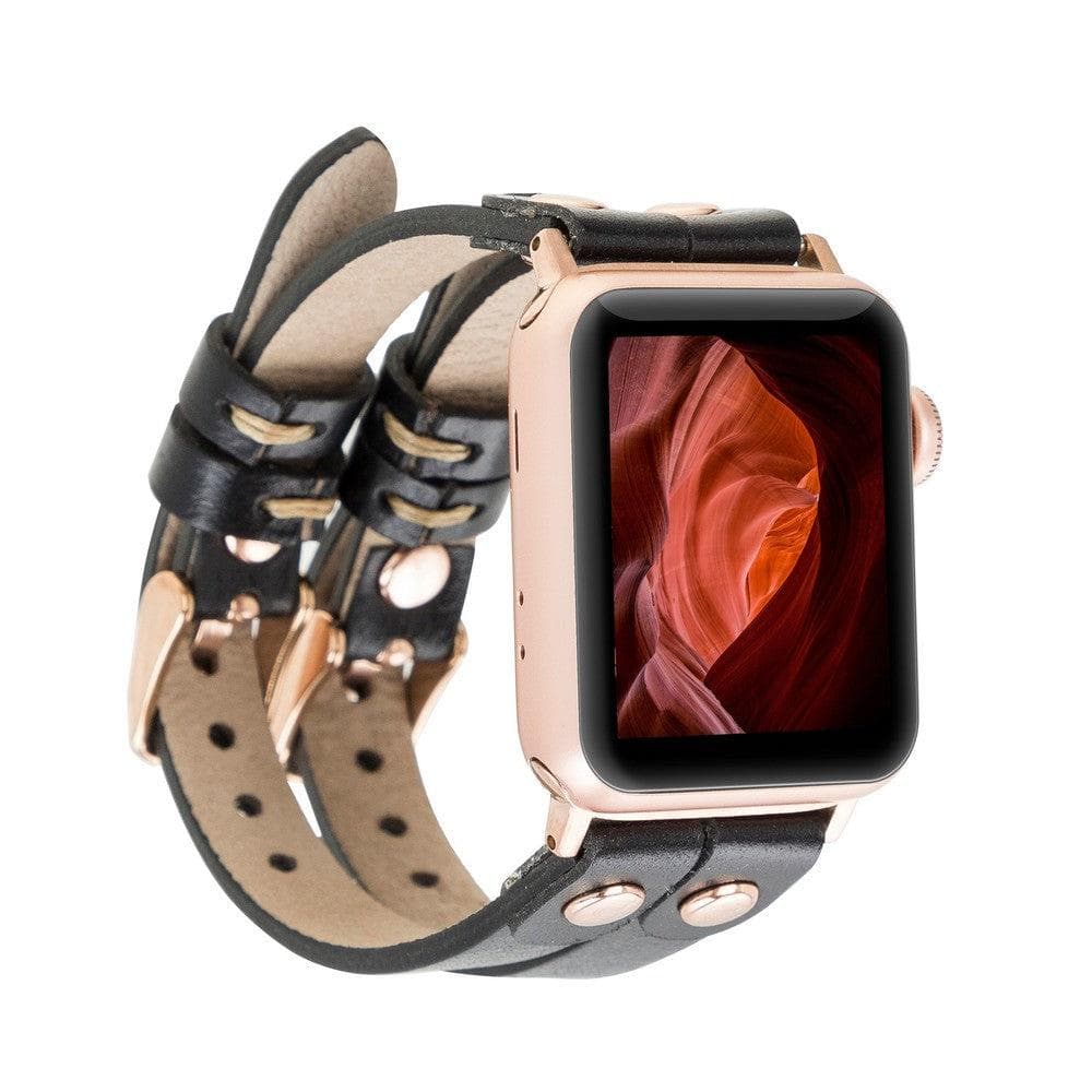 Ely Leather Apple Watch Double Band-7