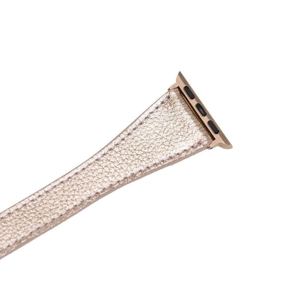 Quantum Slim Double Tour Leather Apple Watch Band-4