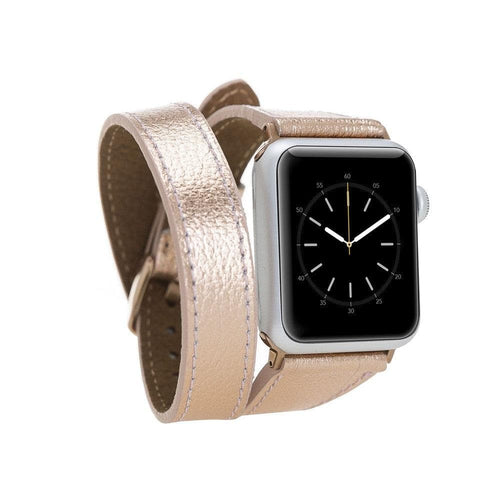 Load image into Gallery viewer, Quantum Slim Double Tour Leather Apple Watch Band-0
