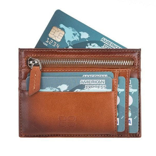 Load image into Gallery viewer, Zip Leather Card Holder-13
