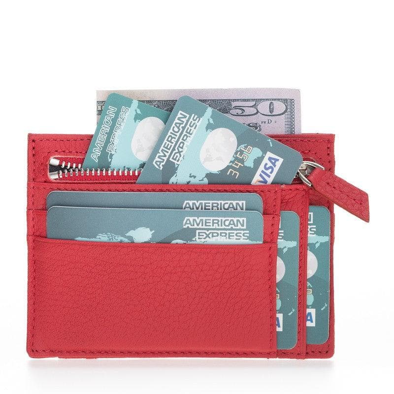 Zip Leather Card Holder-5