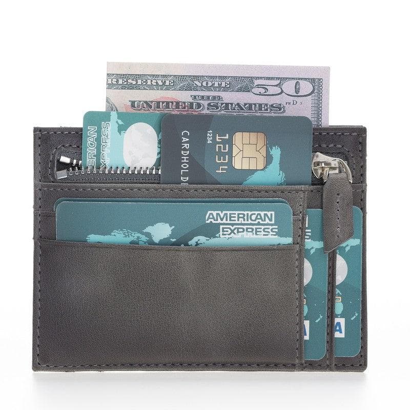 Zip Leather Card Holder-15