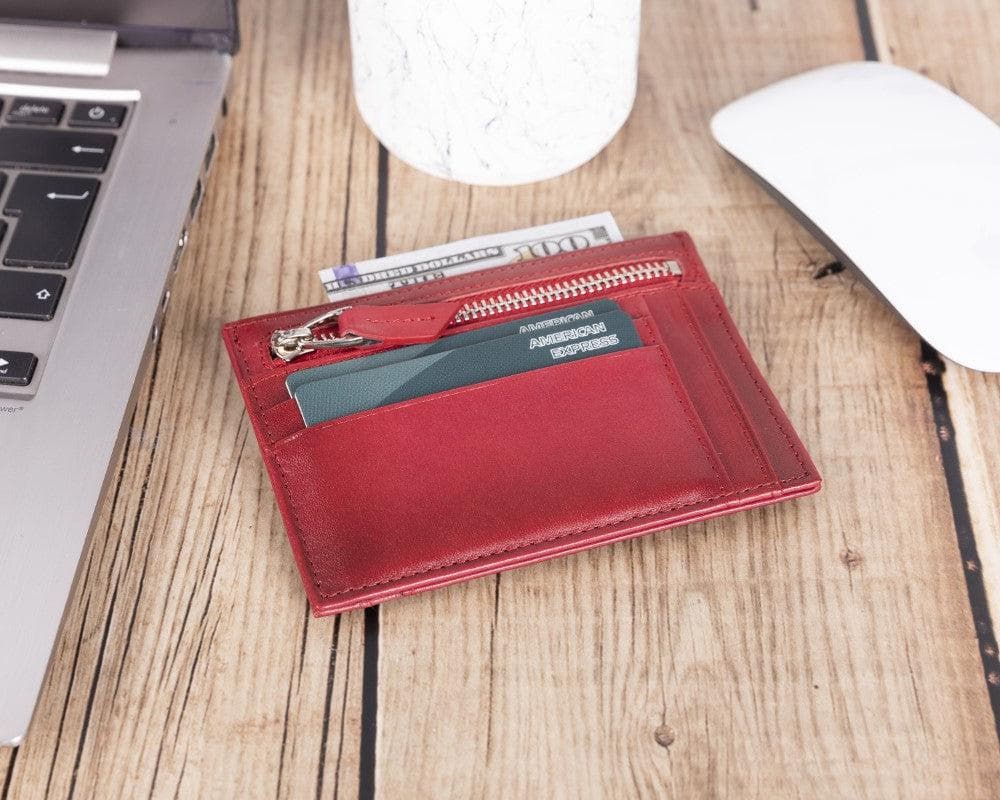 Zip Leather Card Holder-21