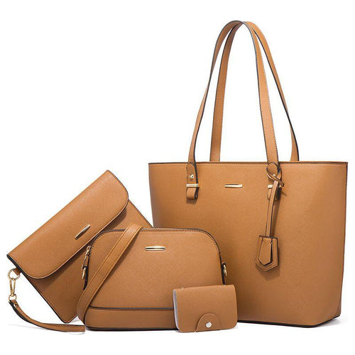 Load image into Gallery viewer, Luxury Four-Piece Handbag Set by [Brand Name]
