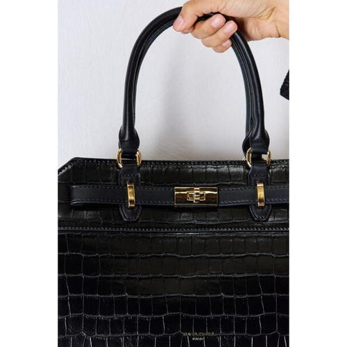 Load image into Gallery viewer, David Jones Texture PU Leather Handbag - Elevate Your Elegance
