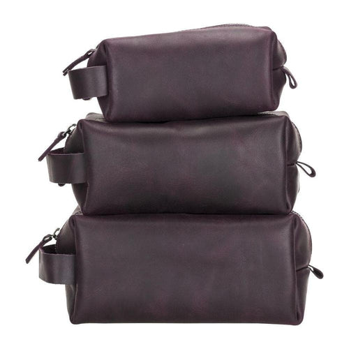 Load image into Gallery viewer, Eve Dopp Kit - Luxurious Leather Makeup Bag in M/L/XL Sizes
