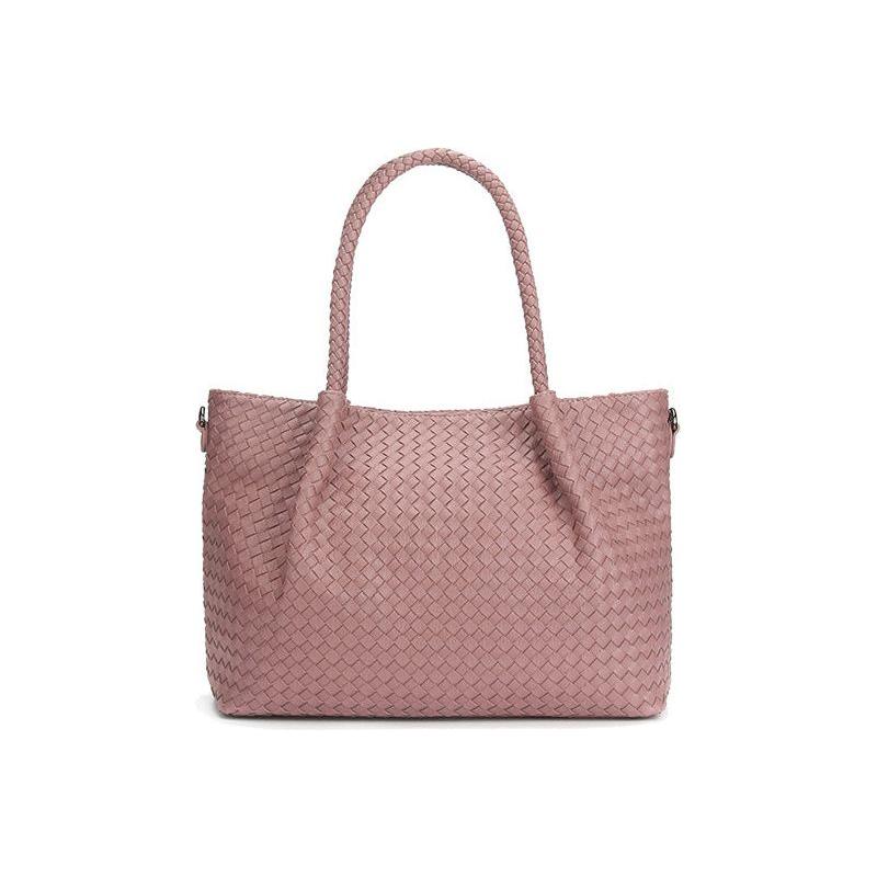 Korean Style Woven Large Capacity Portable Handbag