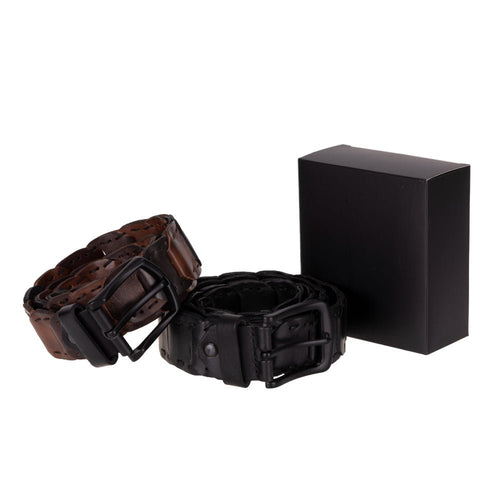 Load image into Gallery viewer, Vista Braided Leather Men's Belt-4
