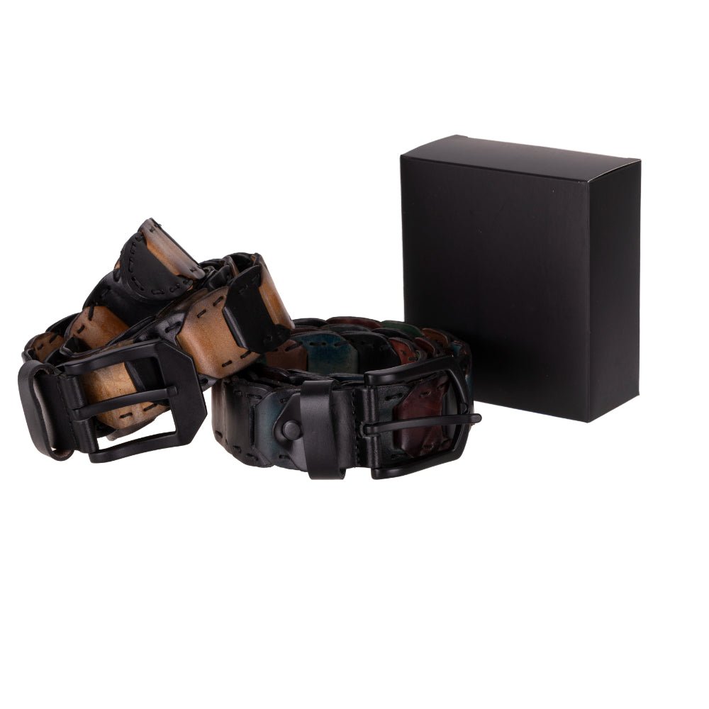 Vista Braided Leather Men's Belt-3