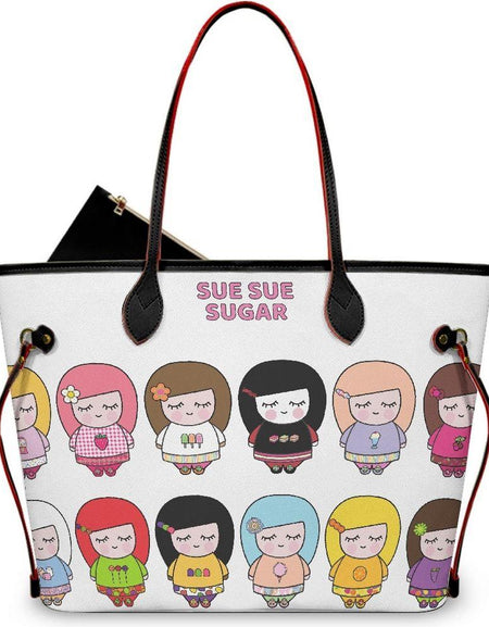 Sue Sue Sweet PU Shoulder Bag with Mini Pouch