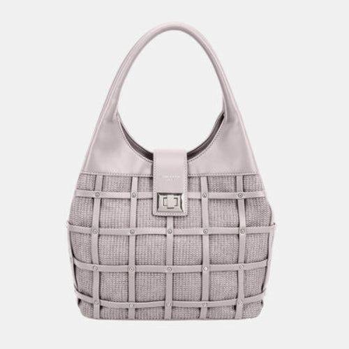 Load image into Gallery viewer, David Jones Rivet Decor Handbag - A Symphony of Style
