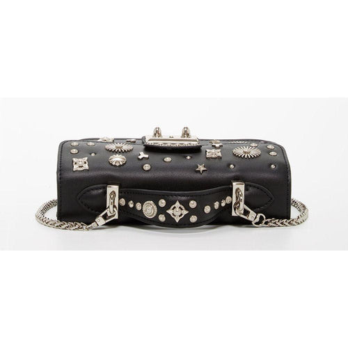 Load image into Gallery viewer, SUSU The Hollywood Studded Leather Crossbody Black
