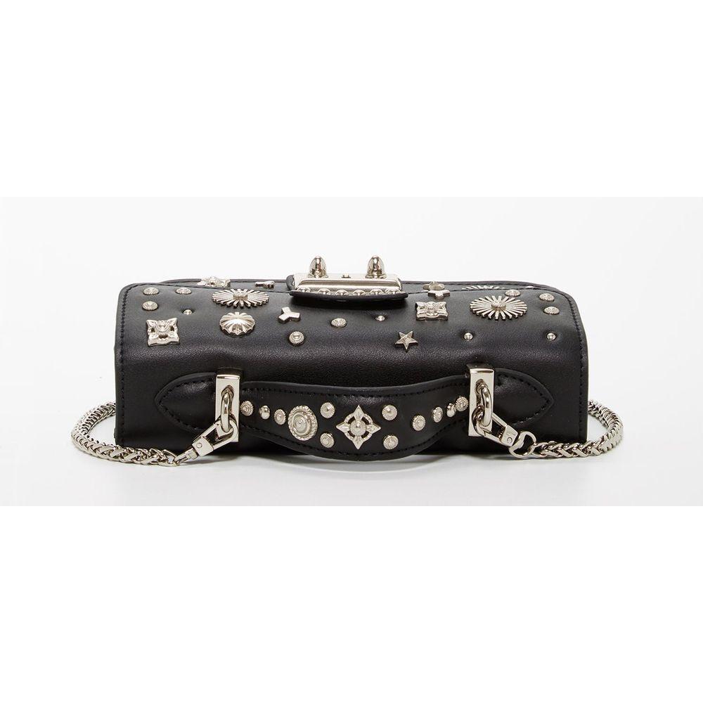 SUSU The Hollywood Studded Leather Crossbody Black