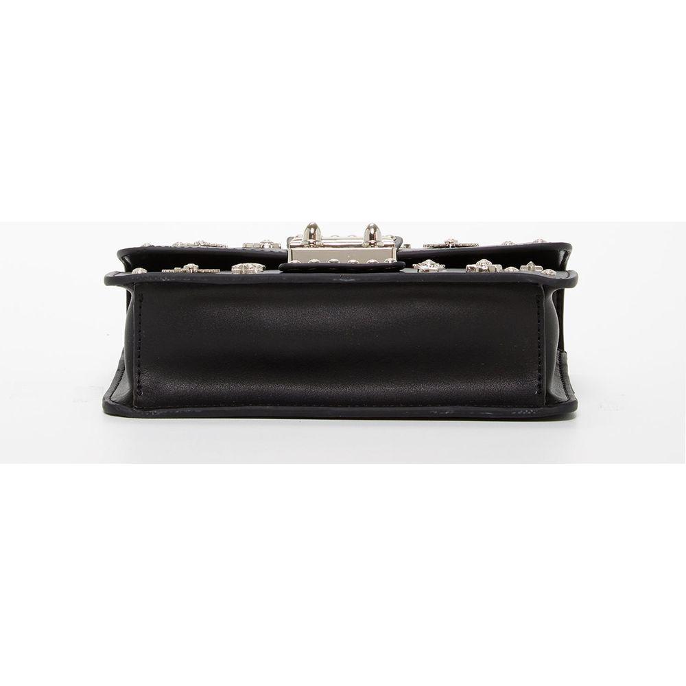 SUSU The Hollywood Studded Leather Crossbody Black