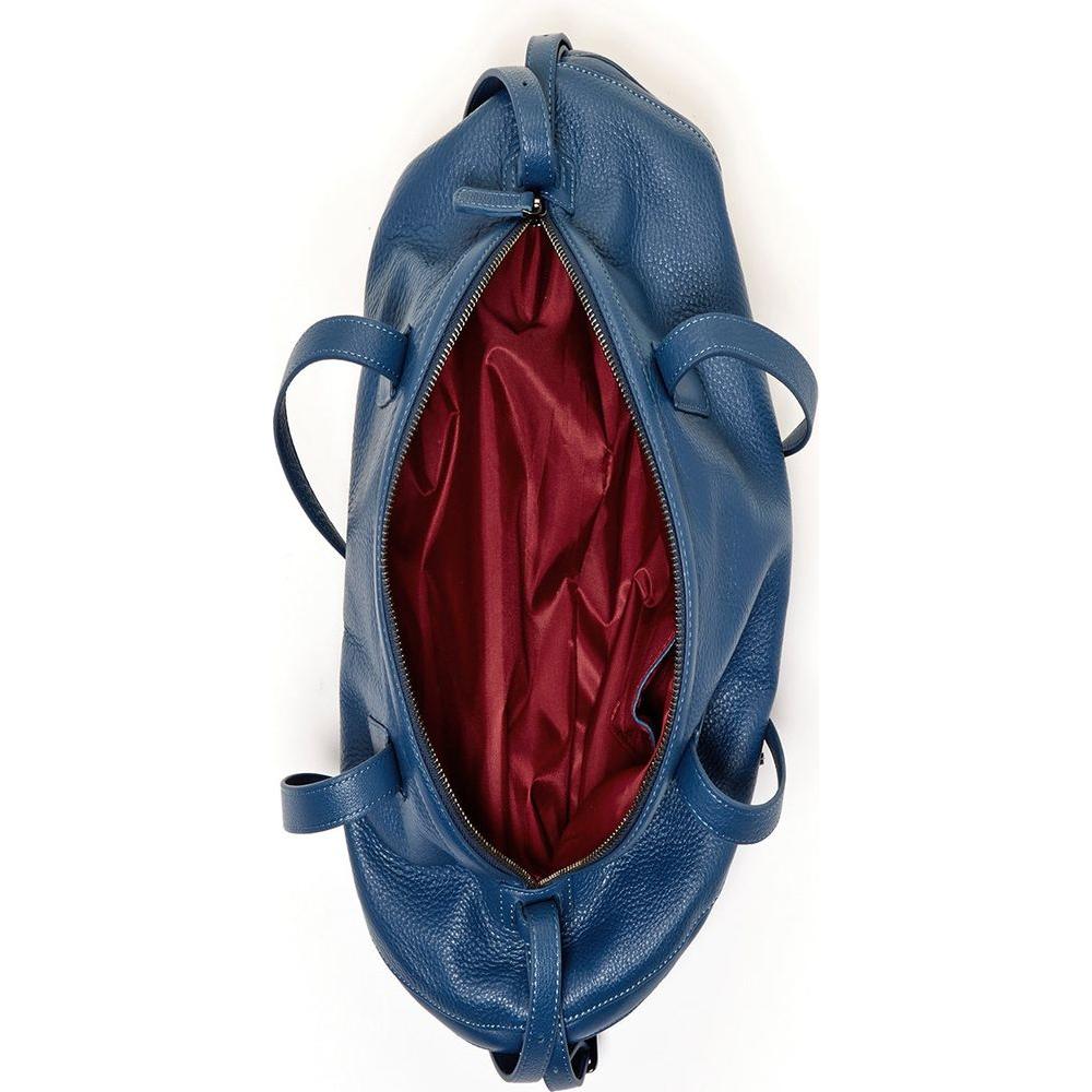 Catherine Blue Leather Satchel Bag