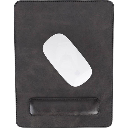 Load image into Gallery viewer, Boulder Full-Grain Leather Mouse Pad with Hand Support-5
