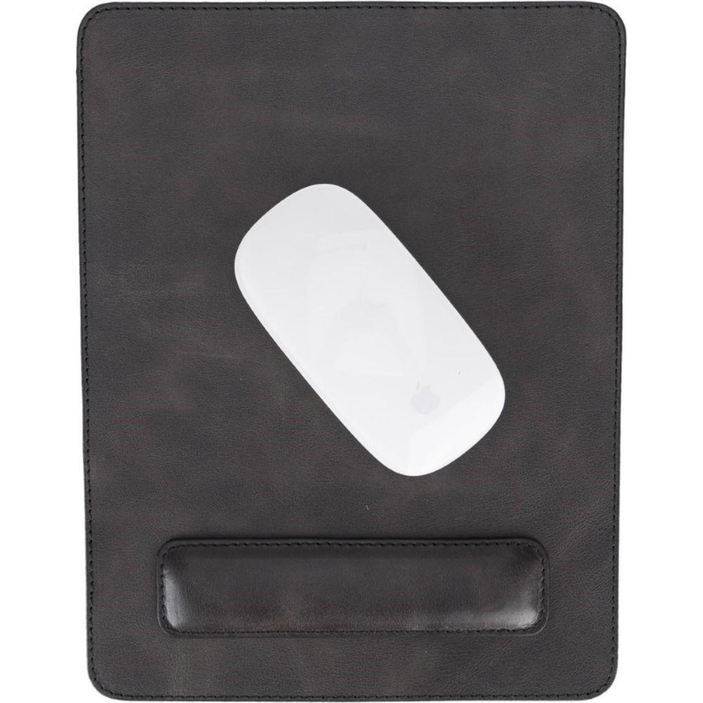 Boulder Full-Grain Leather Mouse Pad with Hand Support-5