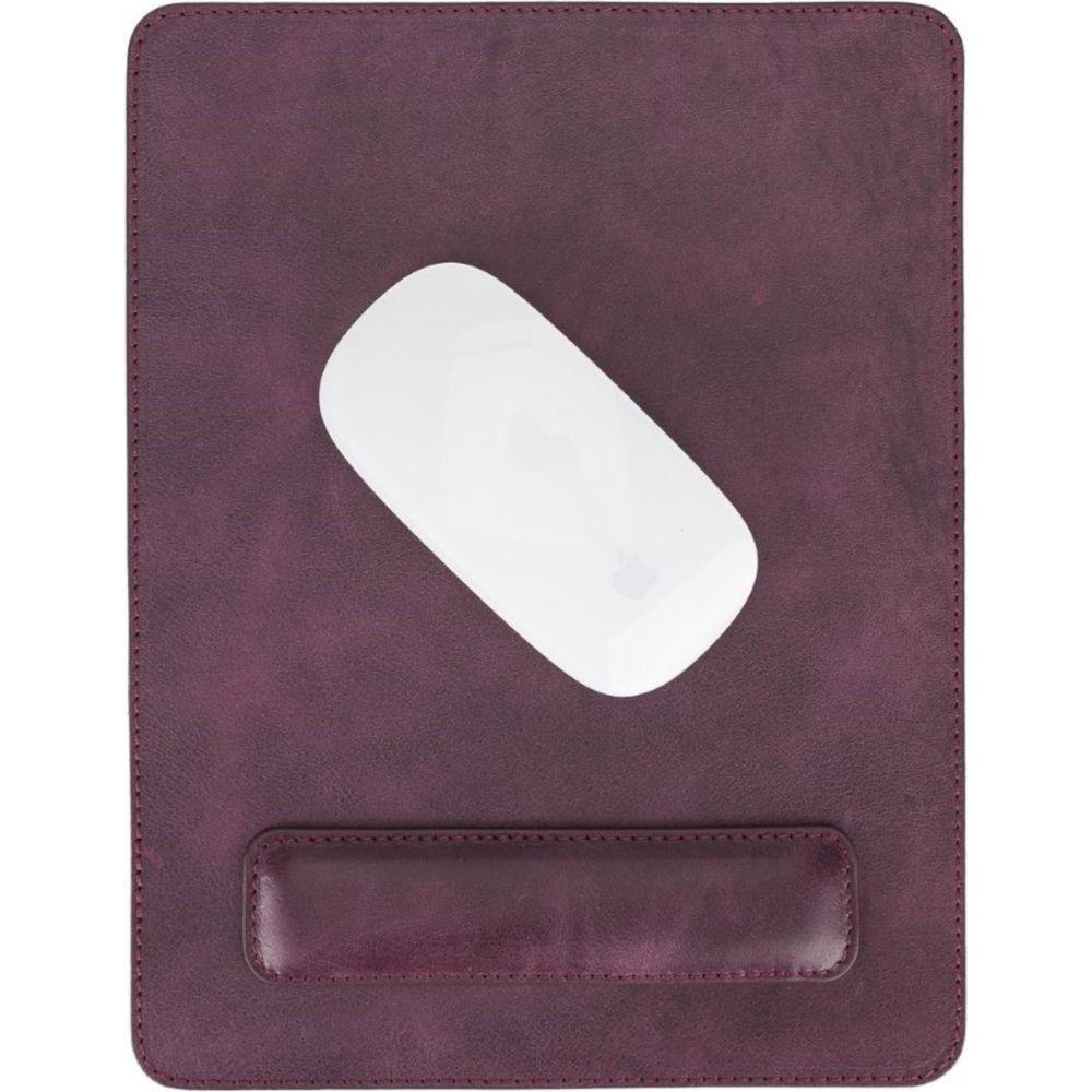 Boulder Full-Grain Leather Mouse Pad with Hand Support-15