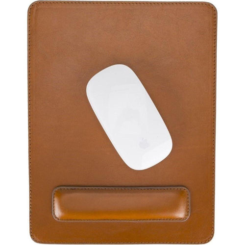 Load image into Gallery viewer, Boulder Full-Grain Leather Mouse Pad with Hand Support-0
