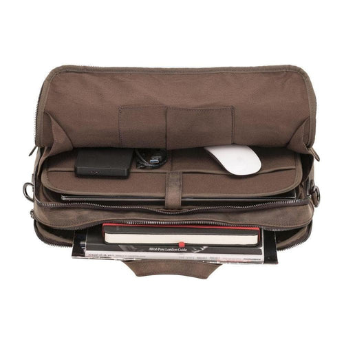 Load image into Gallery viewer, Thasos Leather Laptop Bag
