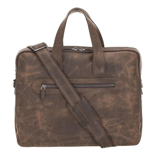 Load image into Gallery viewer, Thasos Leather Laptop Bag
