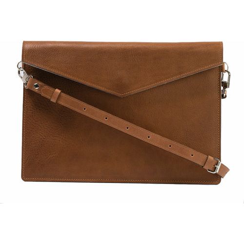 Exquisite Leather Bag for iPad with Adjustable Strap
