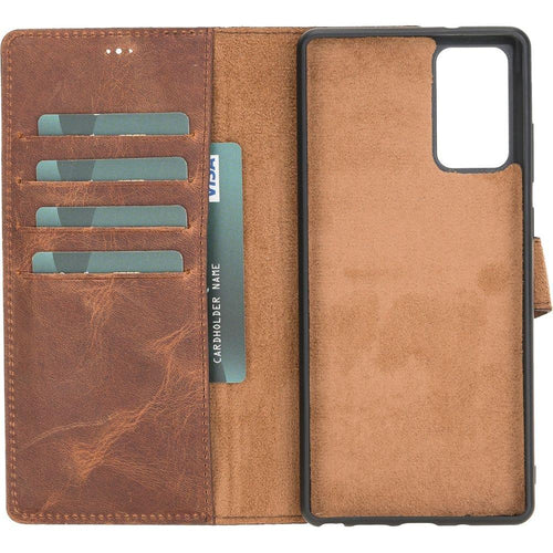 Load image into Gallery viewer, Buffalo Leather Samsung Galaxy Note 20 Ultra Wallet with Detachable Case-19
