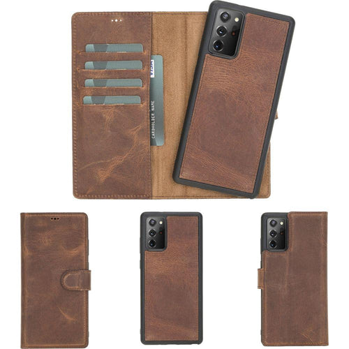 Load image into Gallery viewer, Buffalo Leather Samsung Galaxy Note 20 Ultra Wallet with Detachable Case-16
