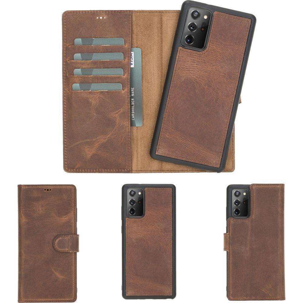 Buffalo Leather Samsung Galaxy Note 20 Ultra Wallet with Detachable Case-16