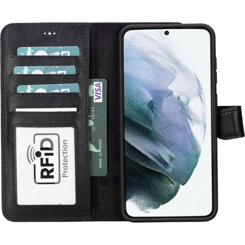 Buffalo Leather Samsung Galaxy S24 Plus Wallet with Detachable Case-17