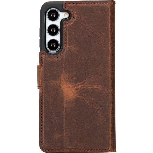 Load image into Gallery viewer, Buffalo Leather Samsung Galaxy S24 Plus Wallet with Detachable Case-31
