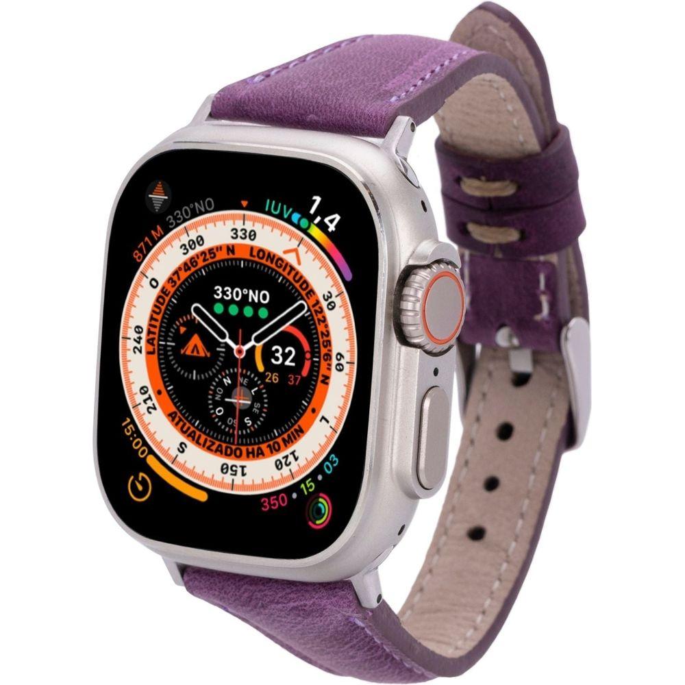 Buford Slim Leather Bands for Apple Watch 9, Ultra 2 & SE-15