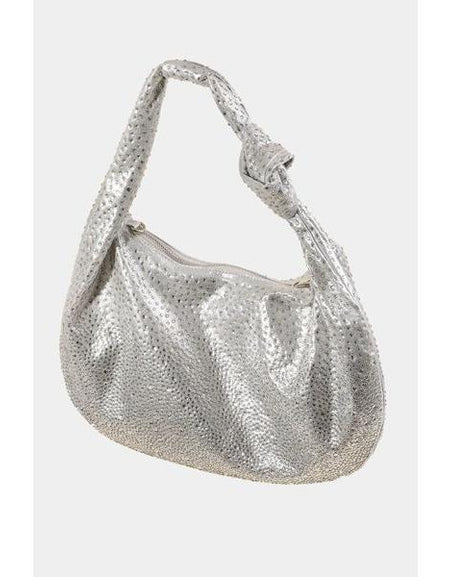 Fame Rhinestone Studded Handbag